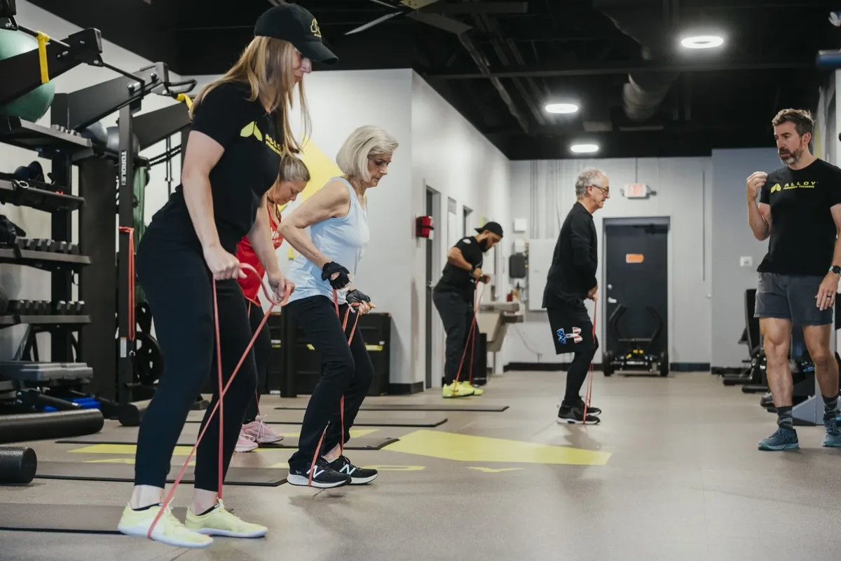 Alloy Personal Training Ahwatukee Foothills members training together in Ahwatukee Foothills